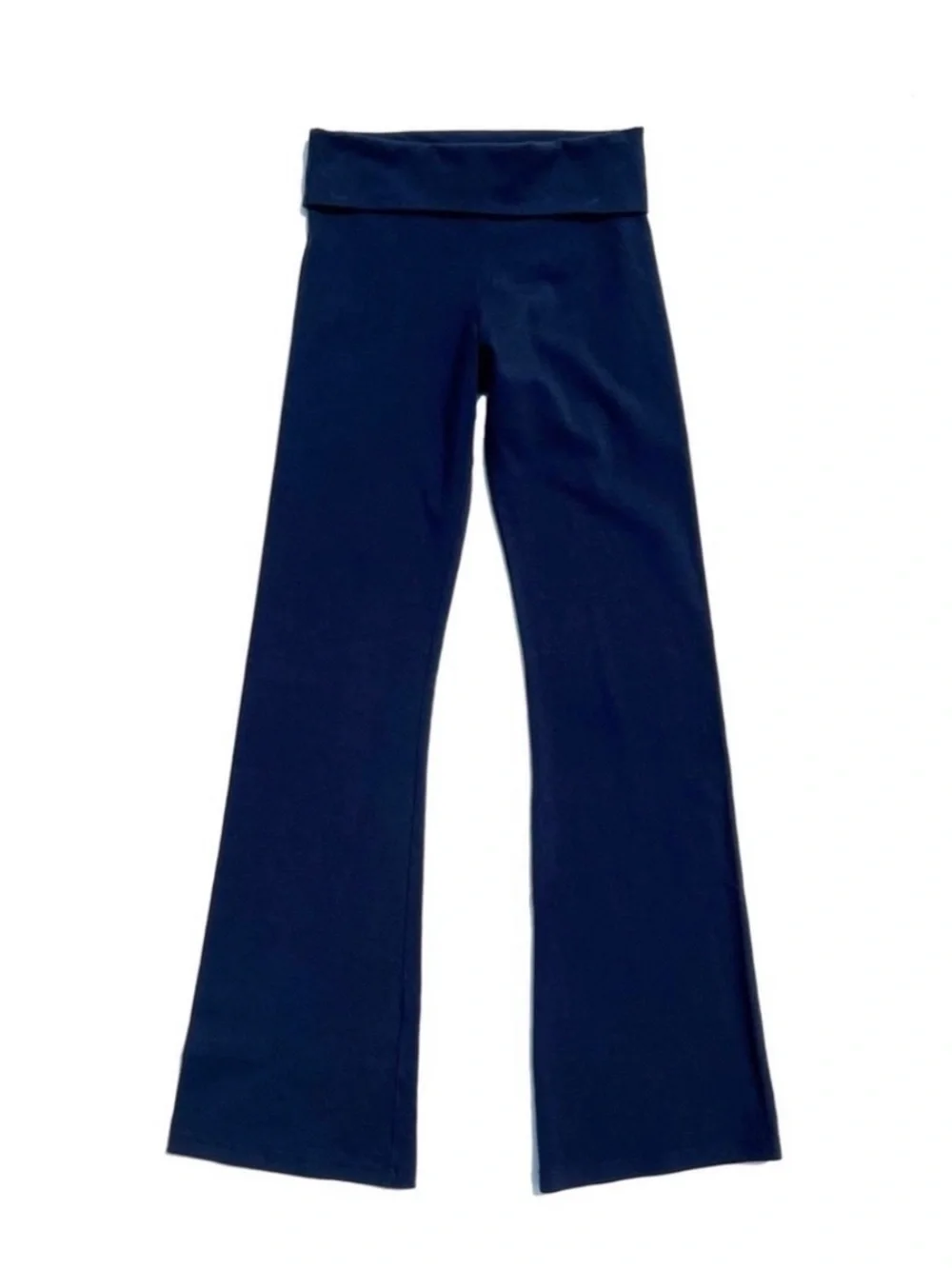 Solow Foldover Flare Legging Girls Size Small (7-8) Navy Blue so low New NWT